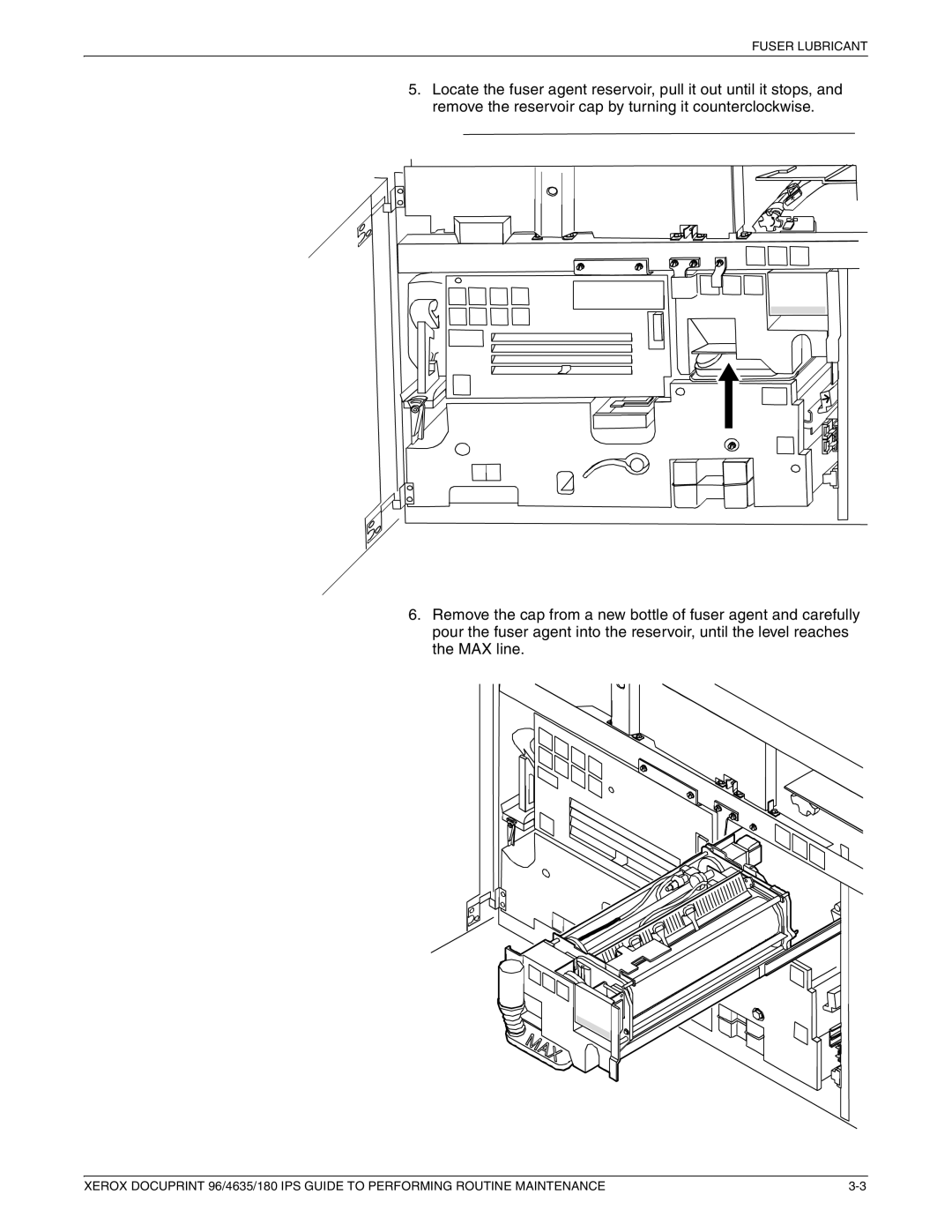 Xerox 96/4635/180 IPS manual Fuser Lubricant 