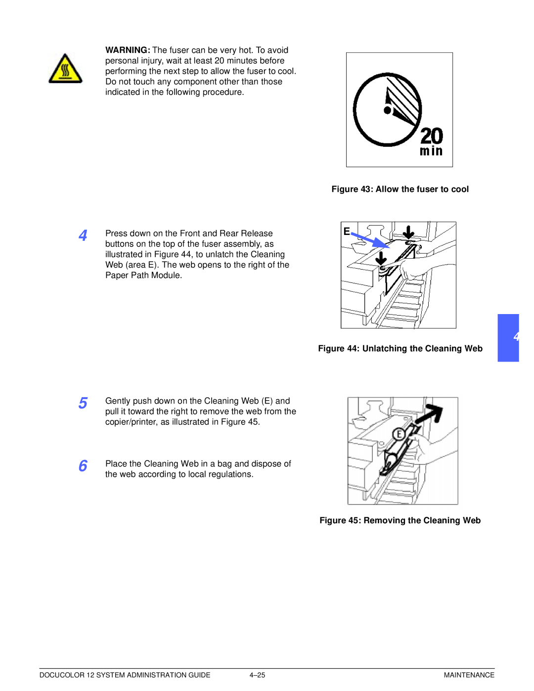 Xerox a2 manual Allow the fuser to cool 