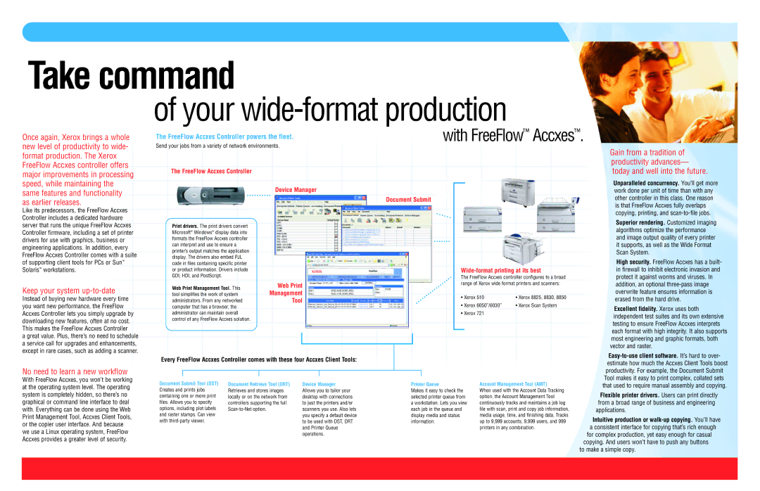 Xerox Accxes specifications Keep your system up-to-date, No need to learn a new workflow 