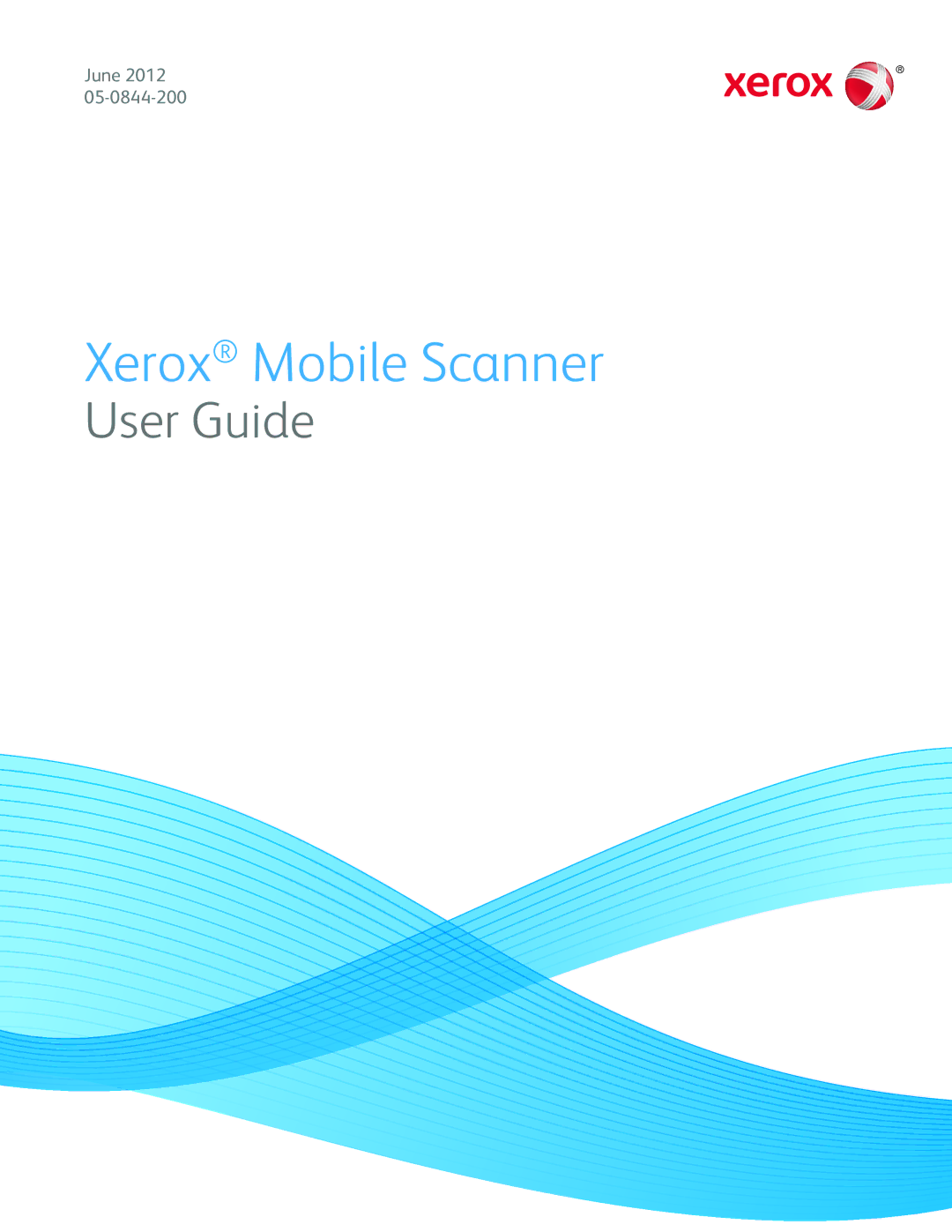 Xerox ADS-5N-06 05005G manual Xerox Mobile Scanner 