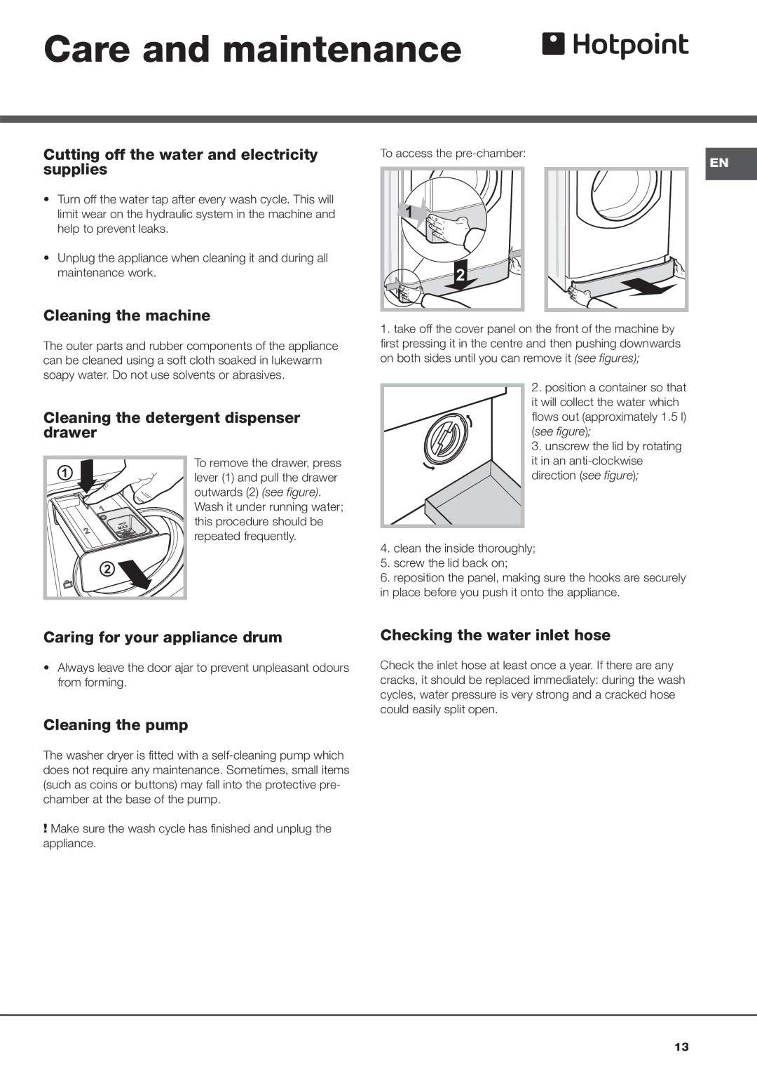 Xerox AQM8F 49 I instruction manual Care and maintenance 