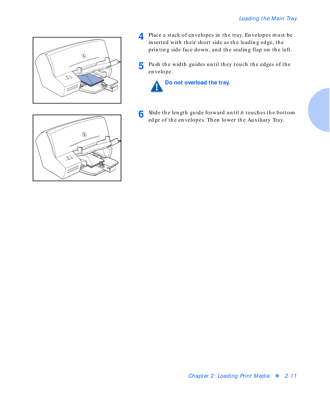 Xerox C15 manual Do not overload the tray 