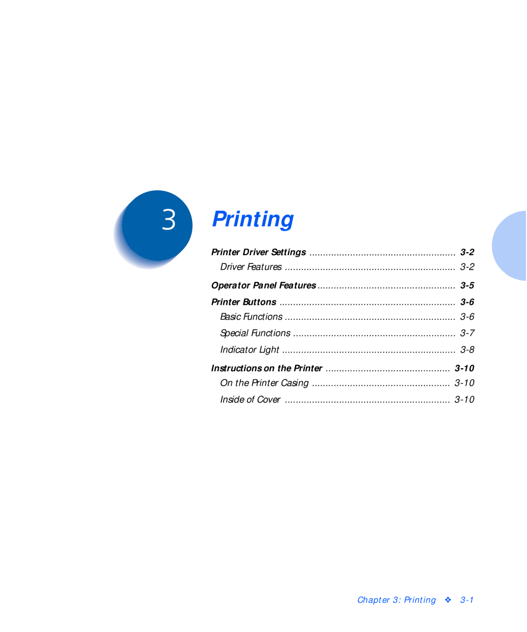 Xerox C15 manual Printing 