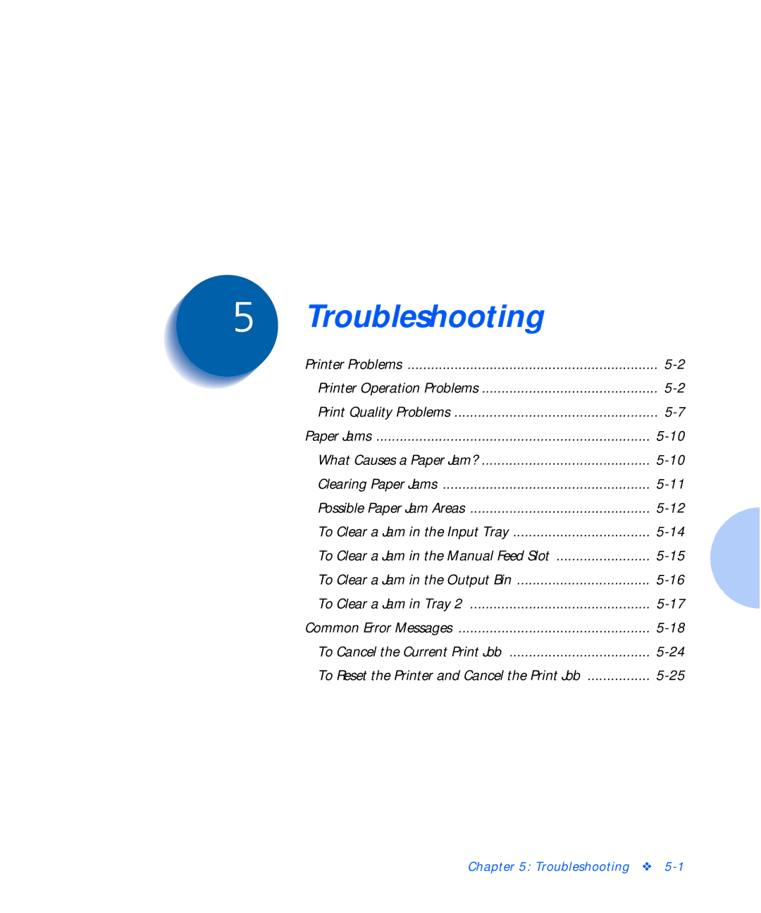 Xerox C20 manual Troubleshooting 