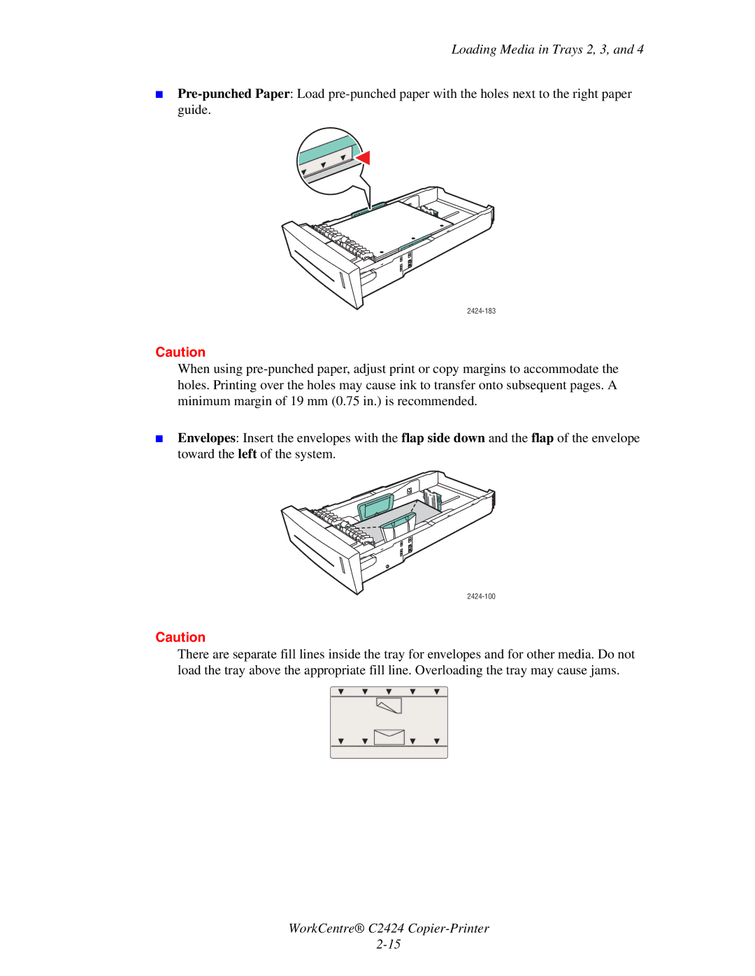 Xerox C2424 manual 2424-183 