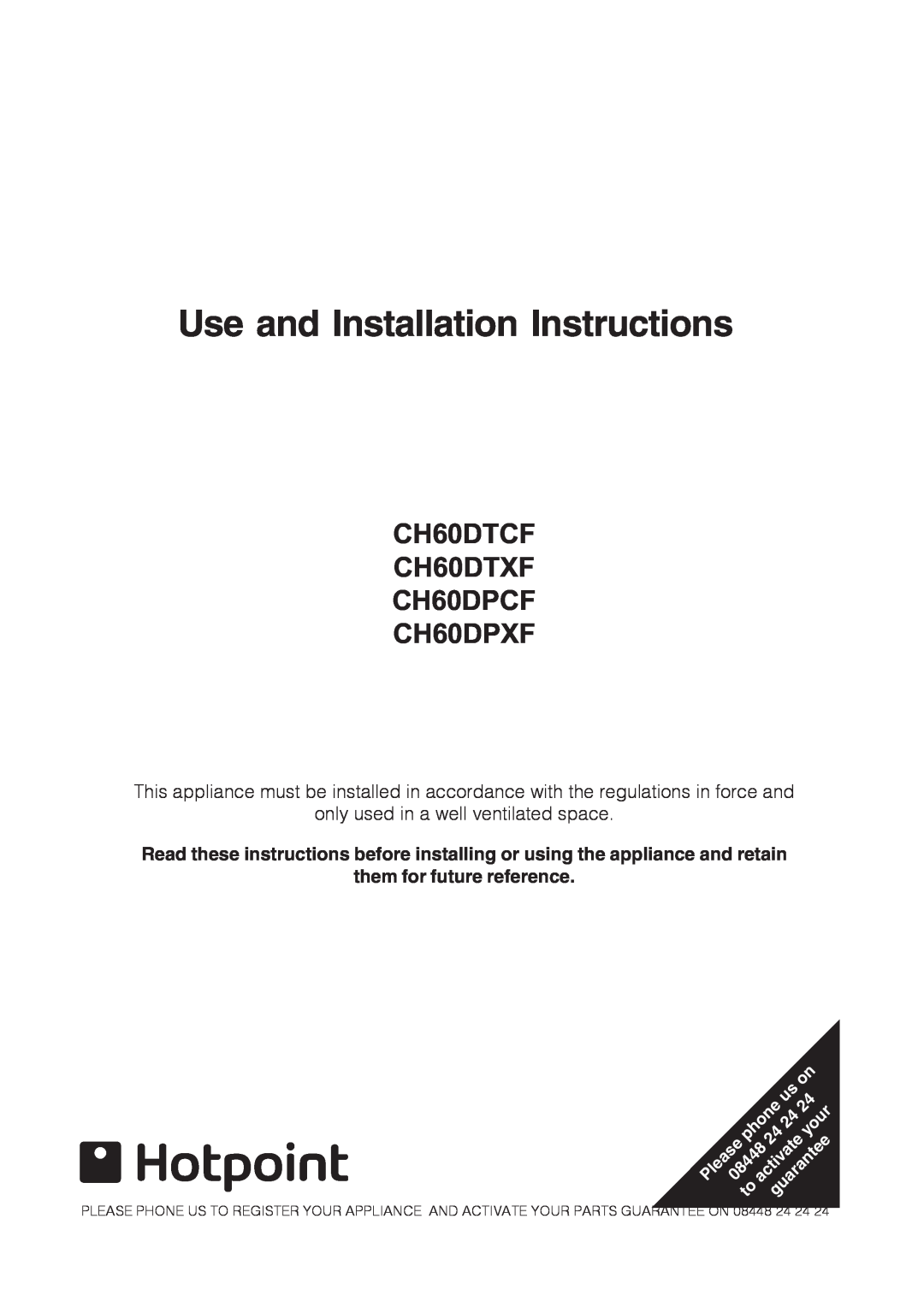 Xerox CH60DTCF installation instructions Use and Installation Instructions, them for future reference, phone, your 