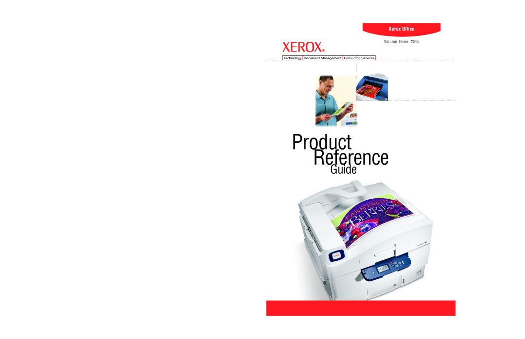 Xerox Color Laser Printer manual Product Reference 