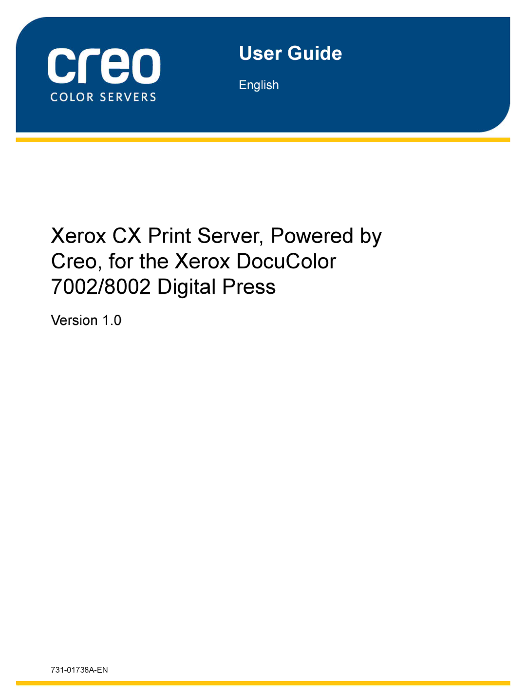 Xerox CX manual Version 