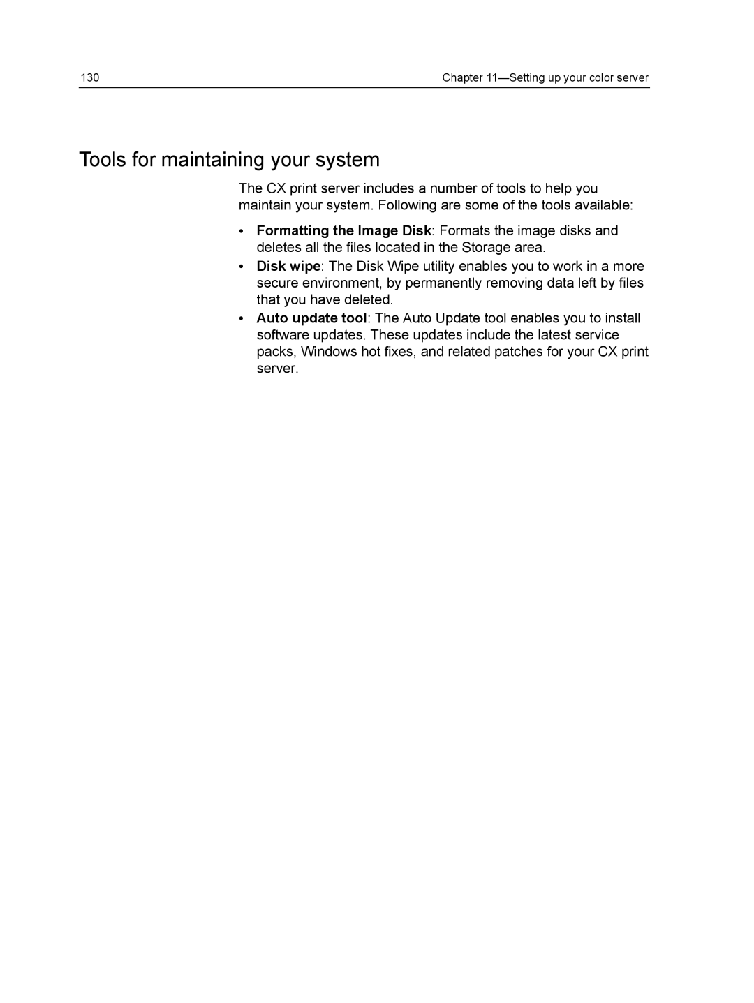 Xerox CX manual Tools for maintaining your system 