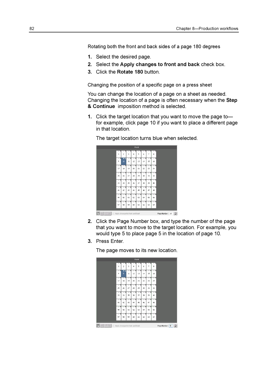 Xerox CX manual Select the Apply changes to front and back check box 