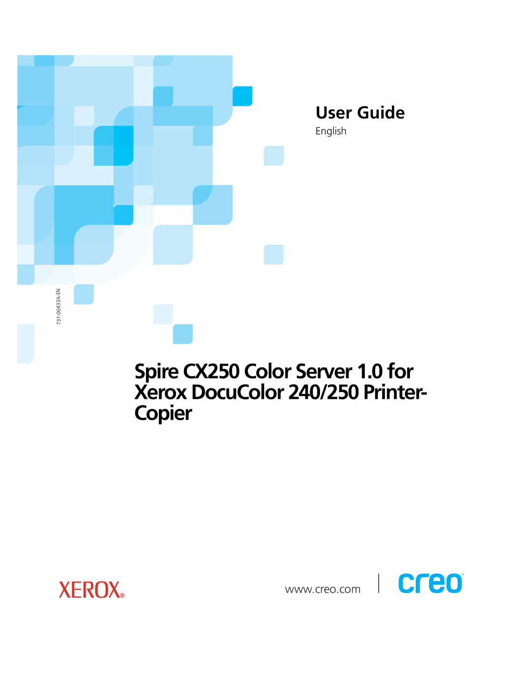 Xerox CX250, CX240 manual English 