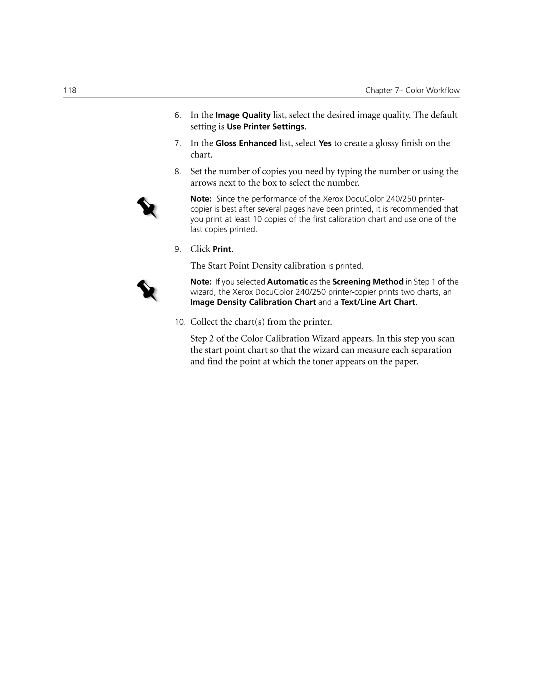 Xerox CX240, CX250 manual Color Workflow 