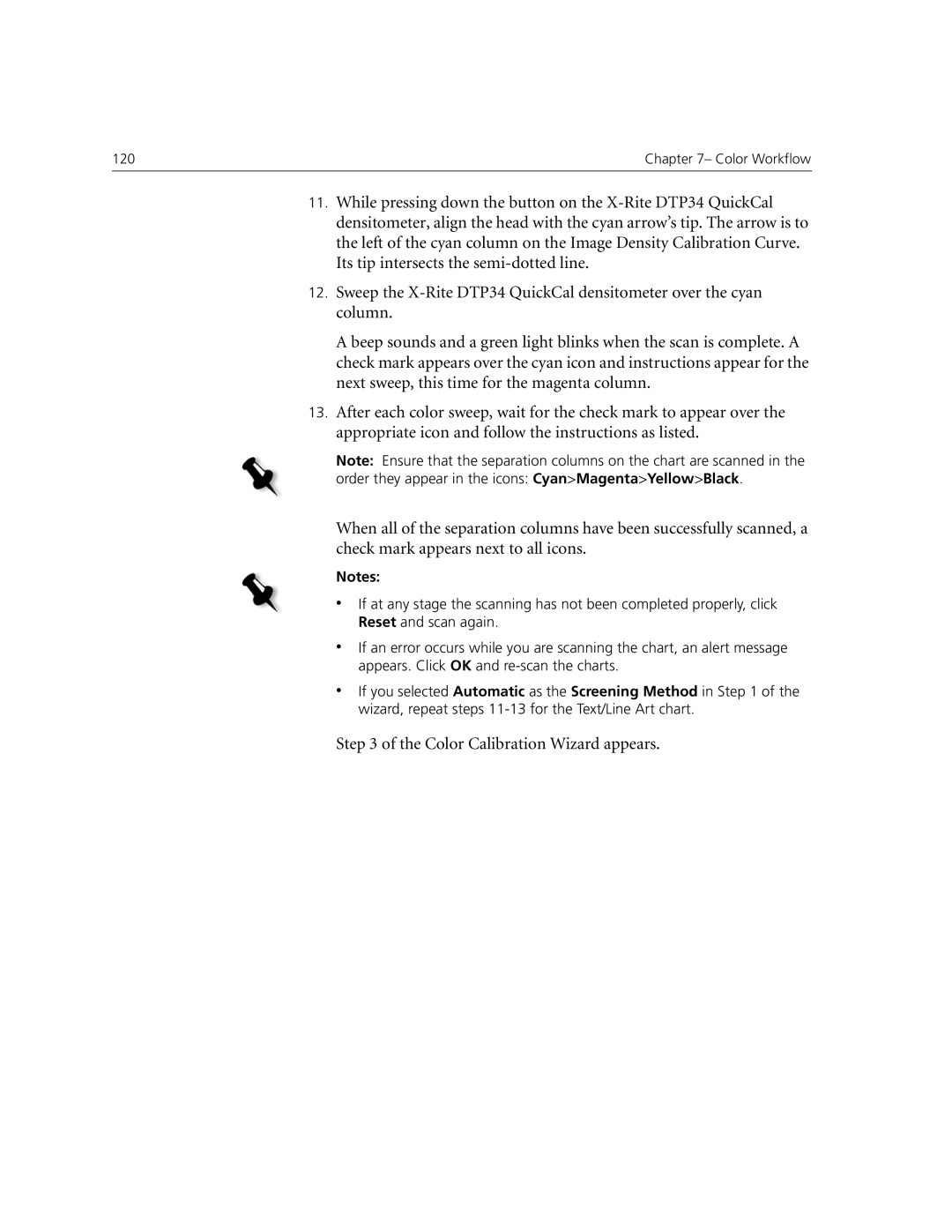 Xerox CX240, CX250 manual Color Calibration Wizard appears 