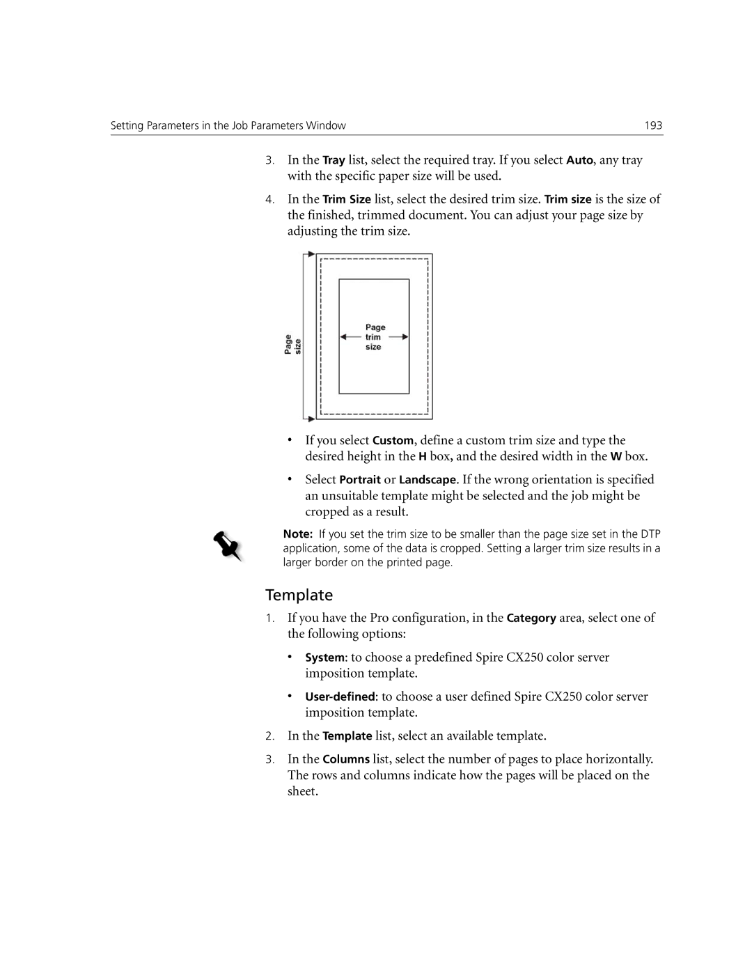 Xerox CX250, CX240 manual Template 