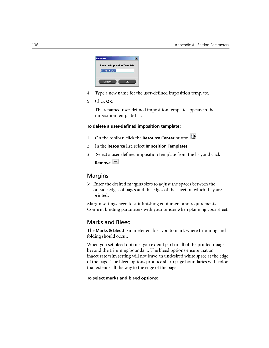 Xerox CX240, CX250 manual Margins, Marks and Bleed 