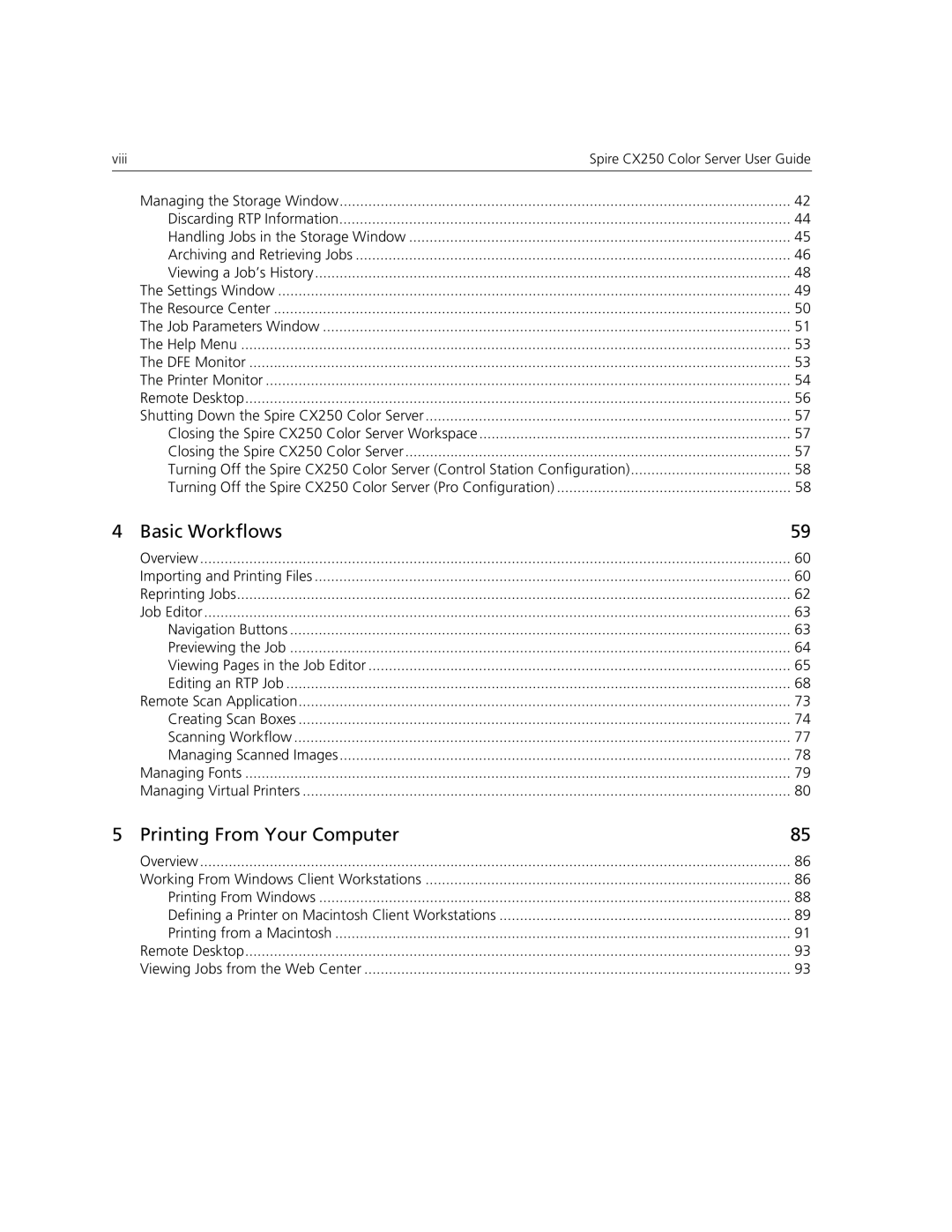 Xerox CX240, CX250 manual Basic Workflows, Printing From Your Computer 