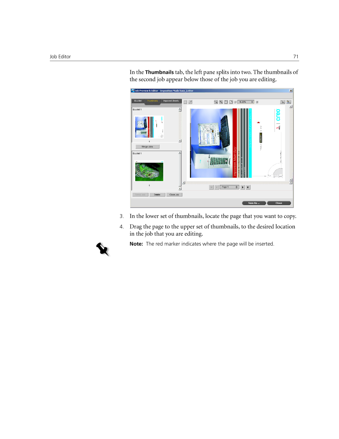 Xerox CX250, CX240 manual Job Editor 