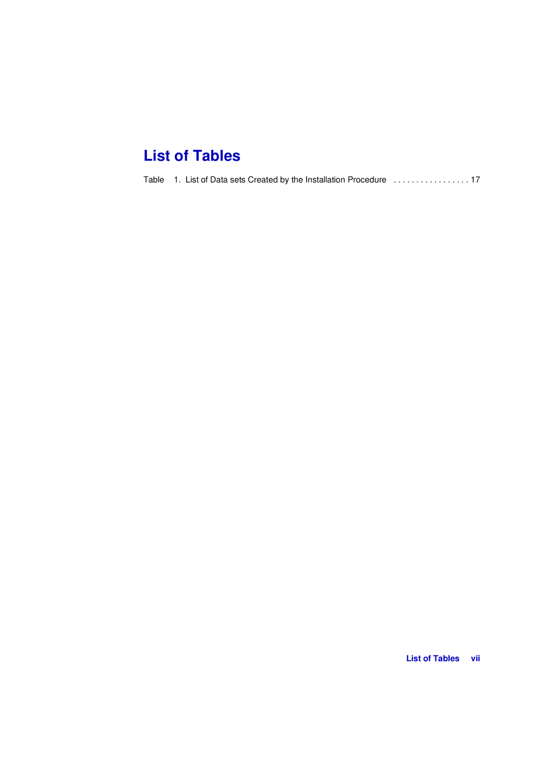 Xerox D63-069-00 manual List of Tables 