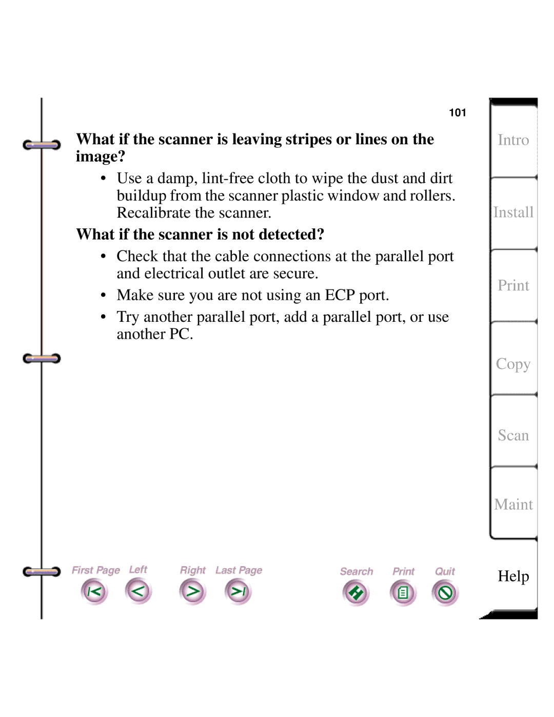 Xerox Document HomeCentre What if the scanner is leaving stripes or lines on, Image?, What if the scanner is not detected? 