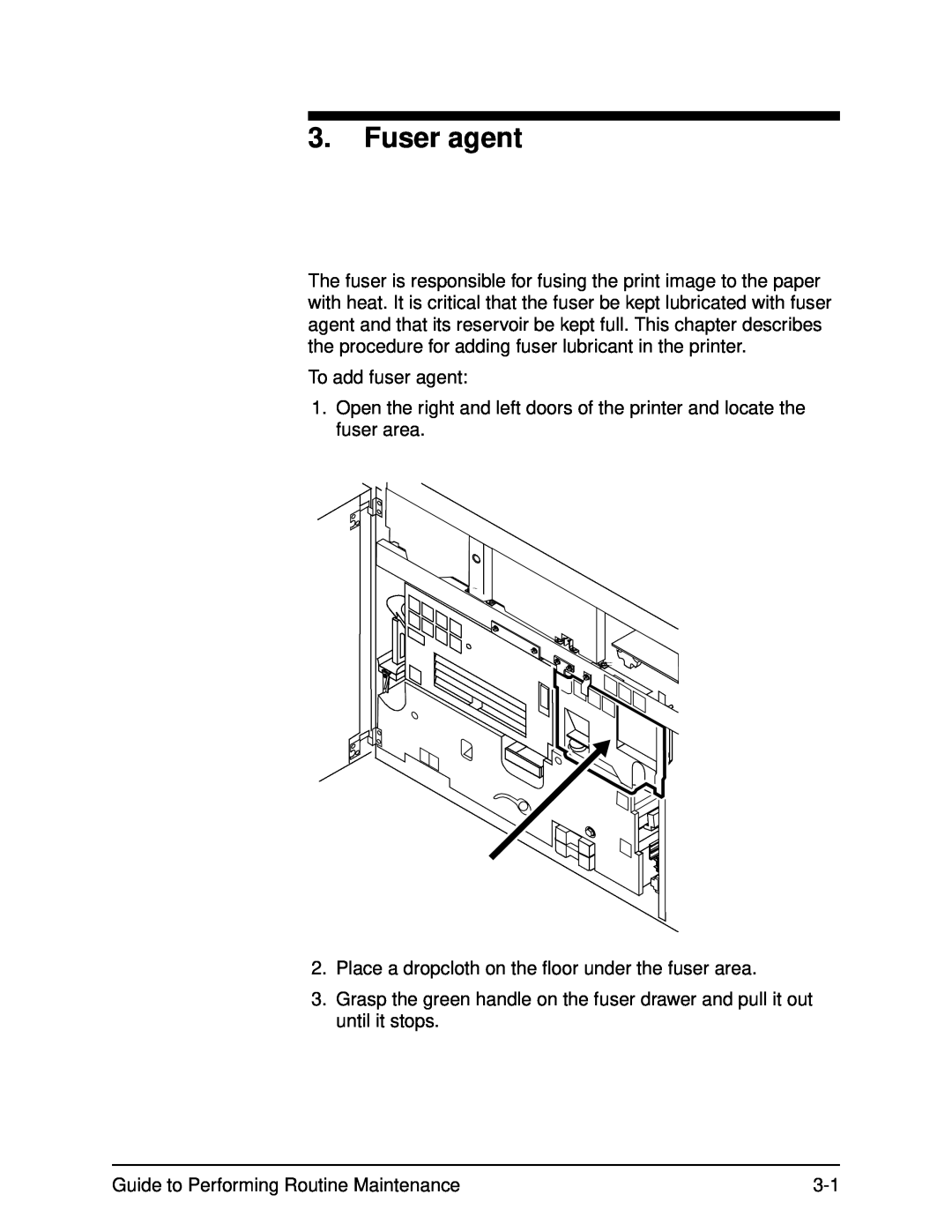 Xerox DocuPrint 96 manual Fuser agent 