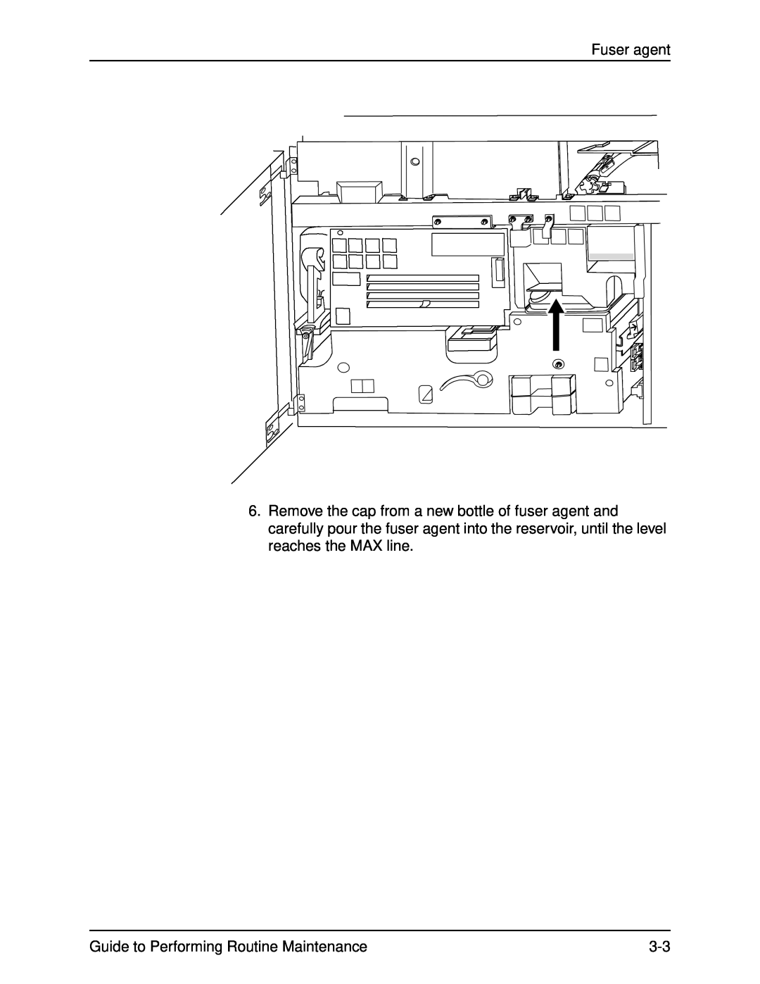 Xerox DocuPrint 96 manual Fuser agent, Guide to Performing Routine Maintenance 