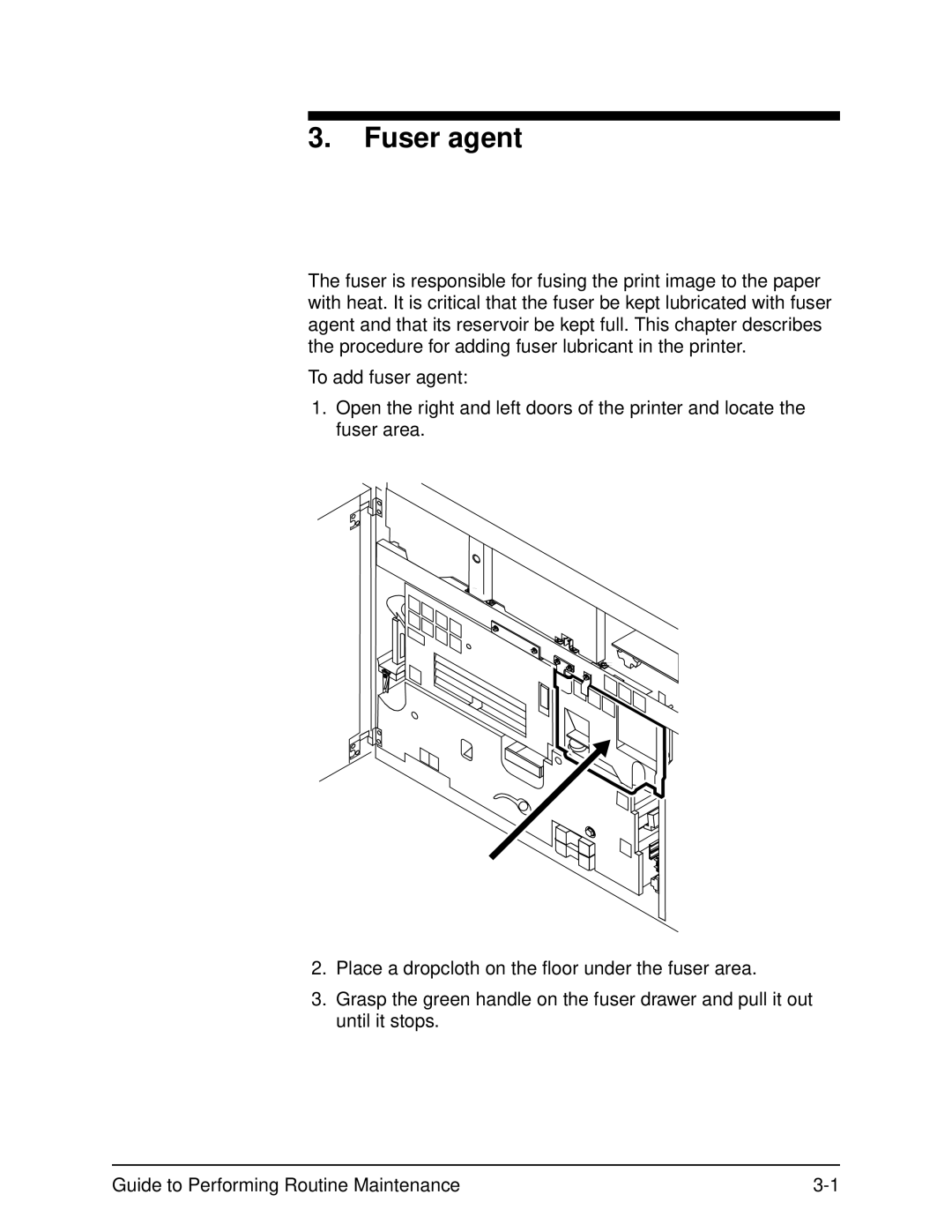 Xerox DocuPrint 96 manual Fuser agent 