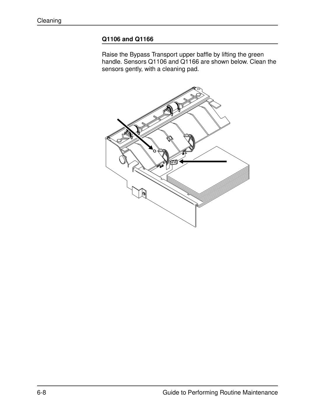 Xerox DocuPrint 96 manual Q1106 and Q1166 