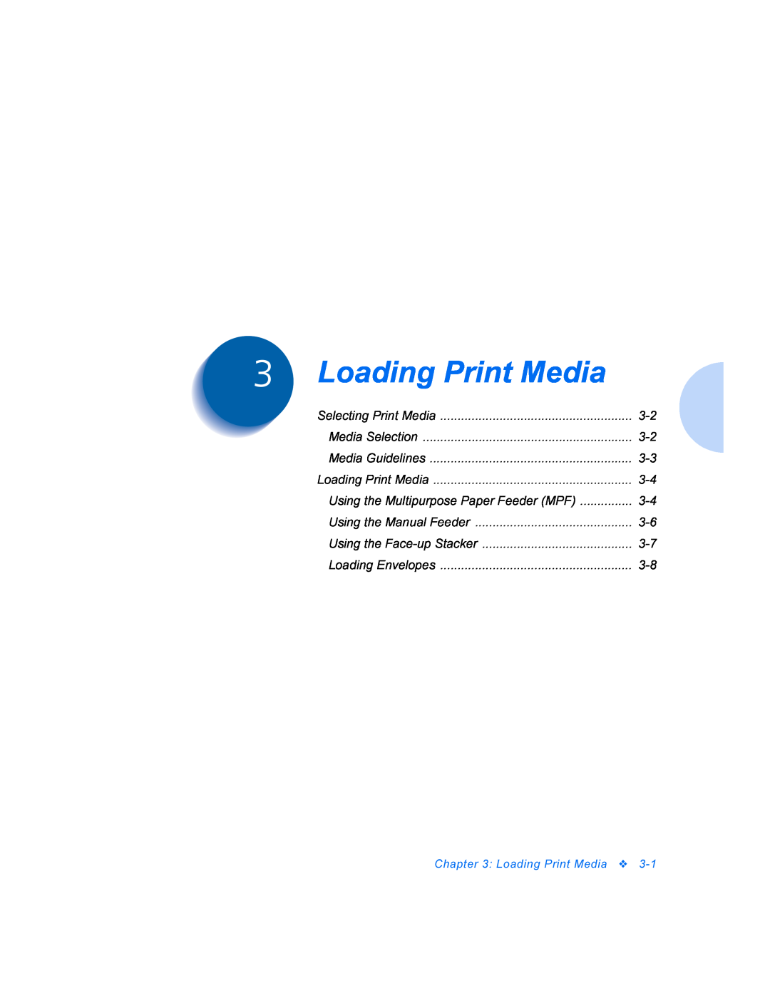 Xerox DocuPrint P8ex manual Loading Print Media 