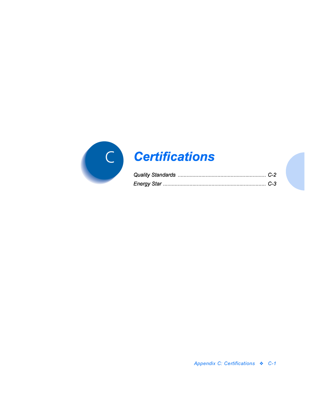 Xerox DocuPrint P8ex manual Appendix C: Certifications 