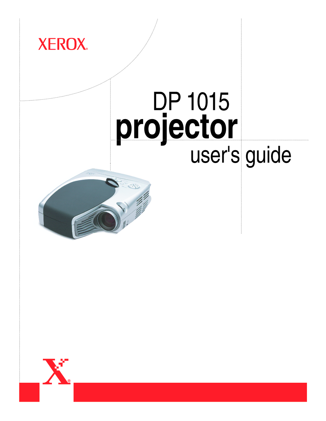 Xerox DP 1015 manual Projector 