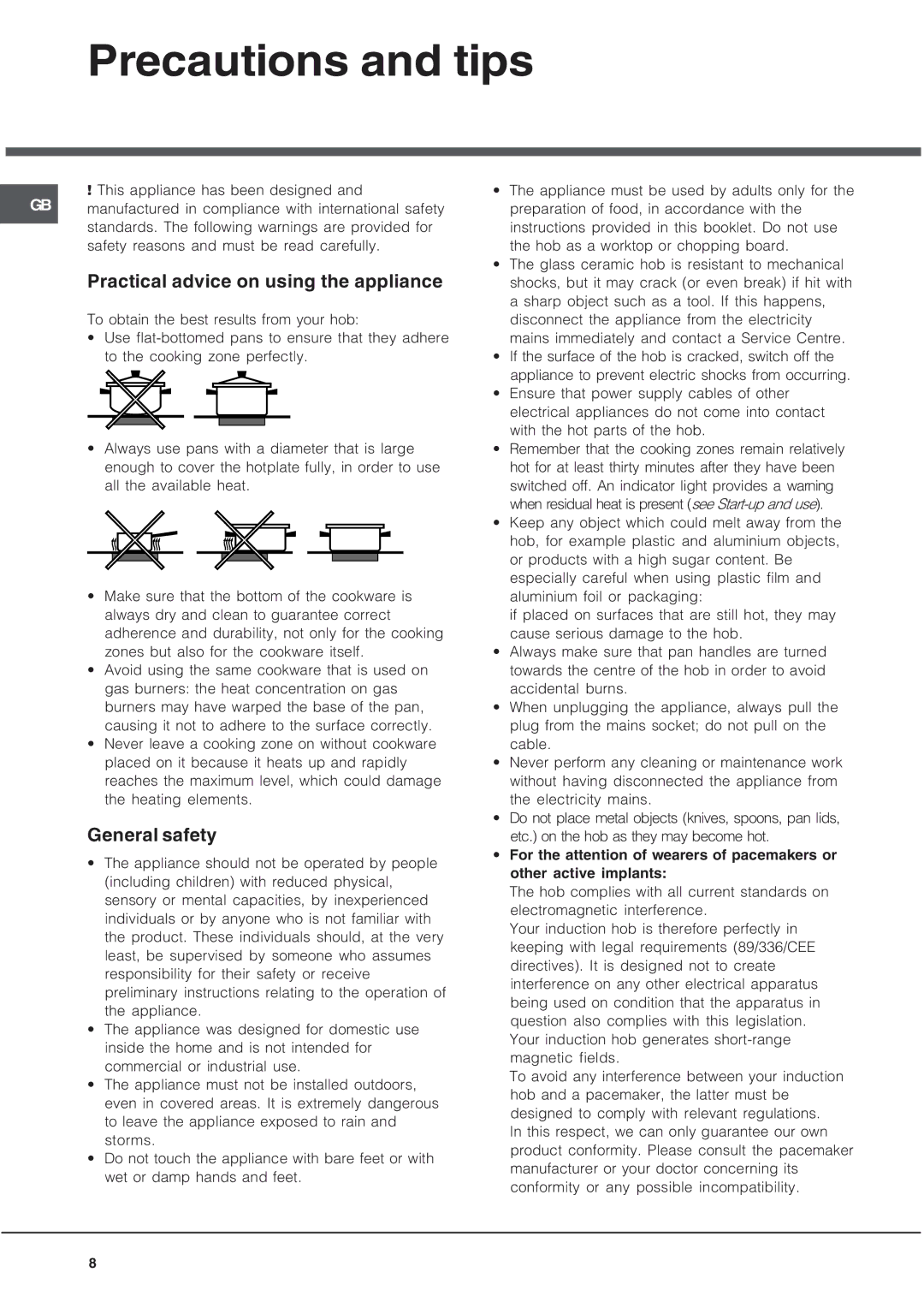 Xerox ET 7424, ET 6124 X manual Precautions and tips, Practical advice on using the appliance, General safety 