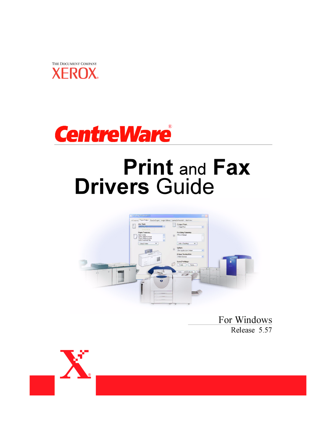 Xerox Fax Machine manual Print and Fax Drivers Guide 