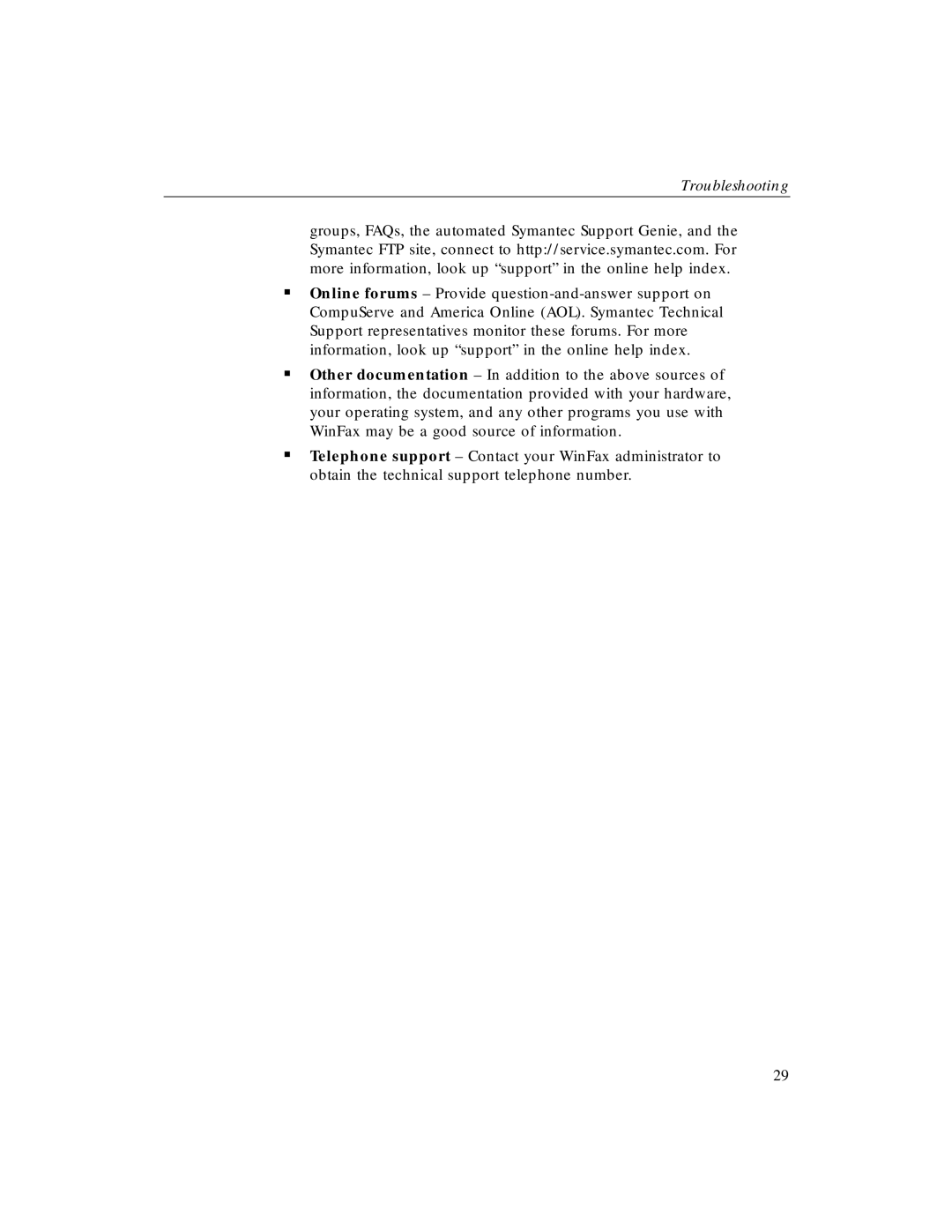 Xerox Fax Sharing manual Troubleshooting 