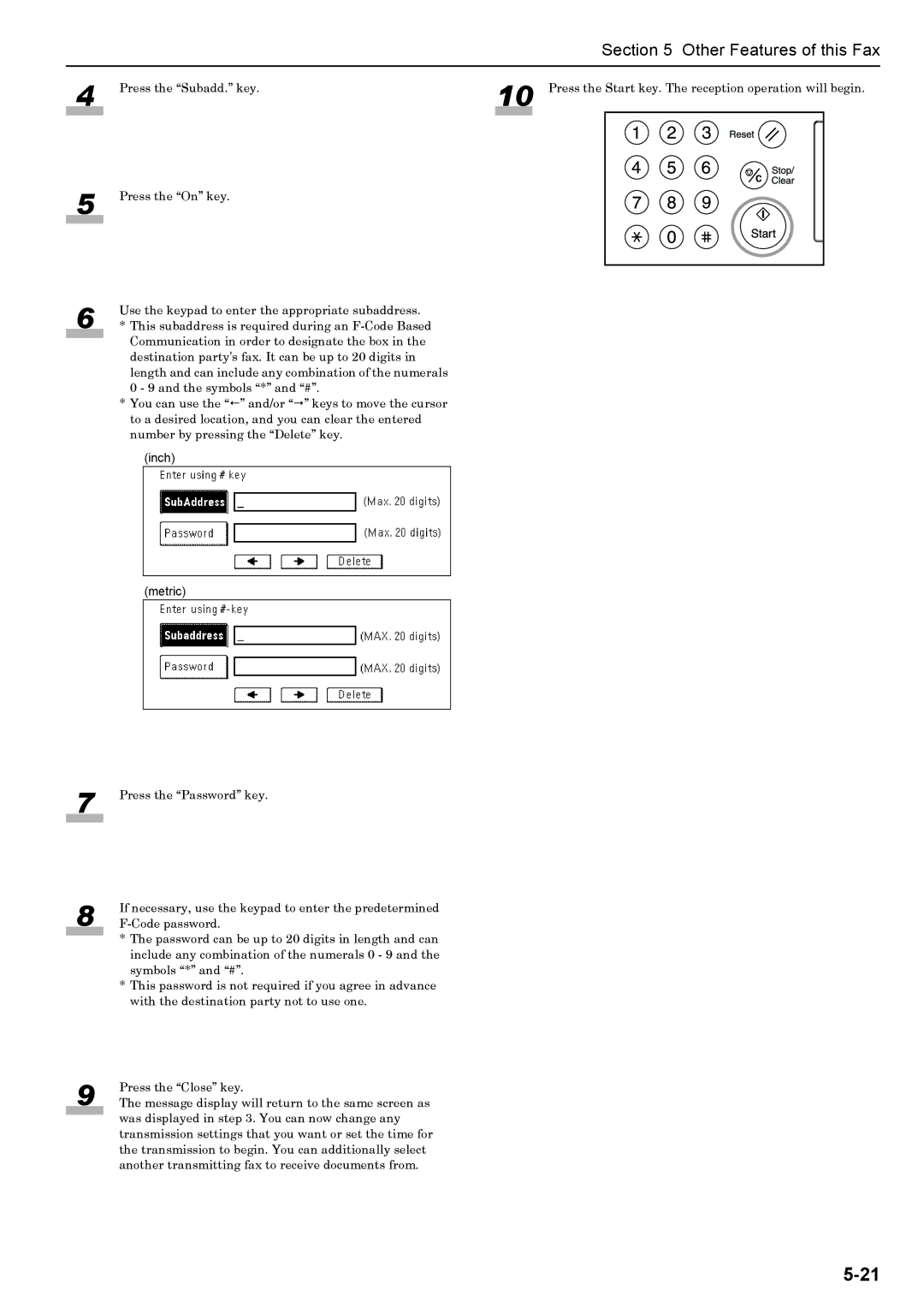 Xerox FAX System (J) manual Other Features of this Fax 