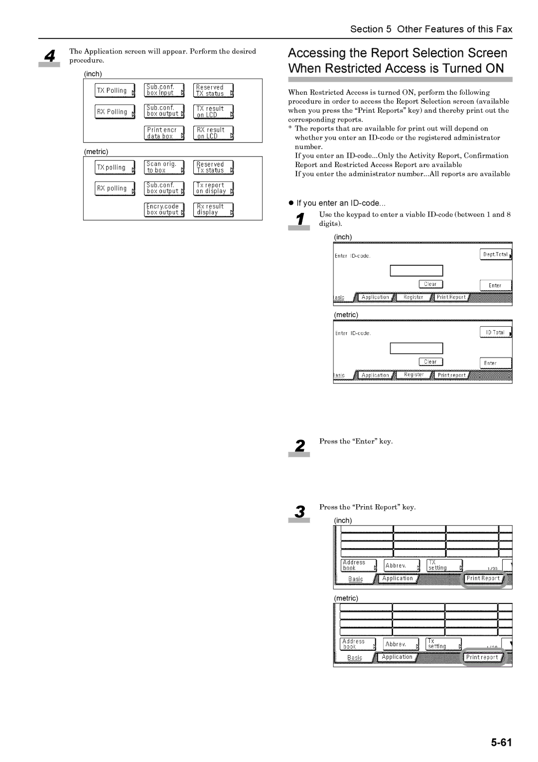 Xerox FAX System (J) manual If you enter an ID-code 