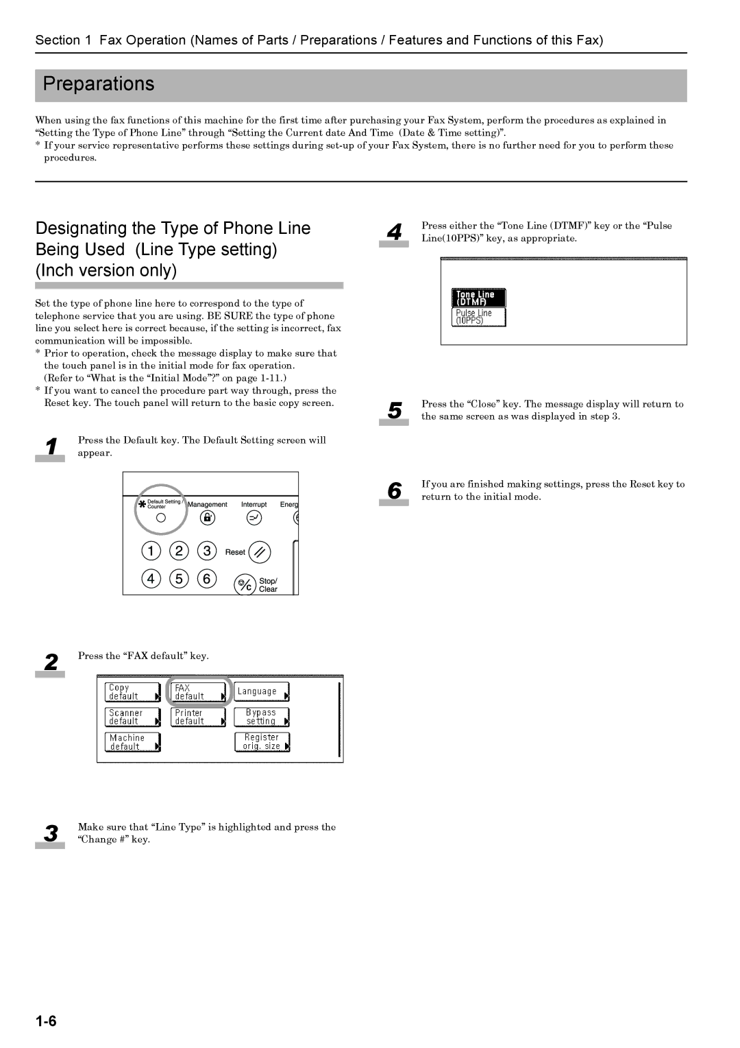 Xerox FAX System (J) manual Preparations 