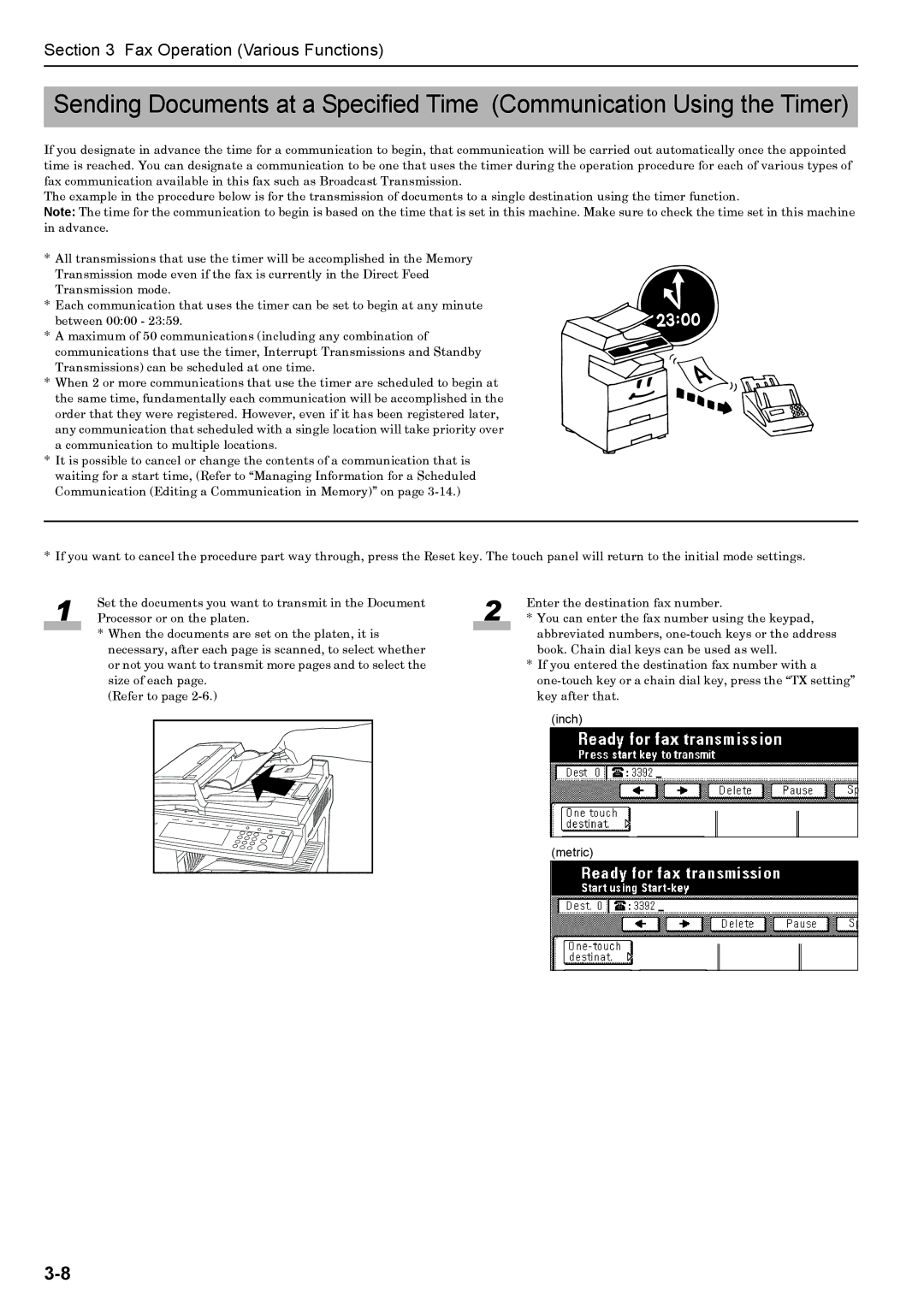 Xerox FAX System (J) manual Fax Operation Various Functions 