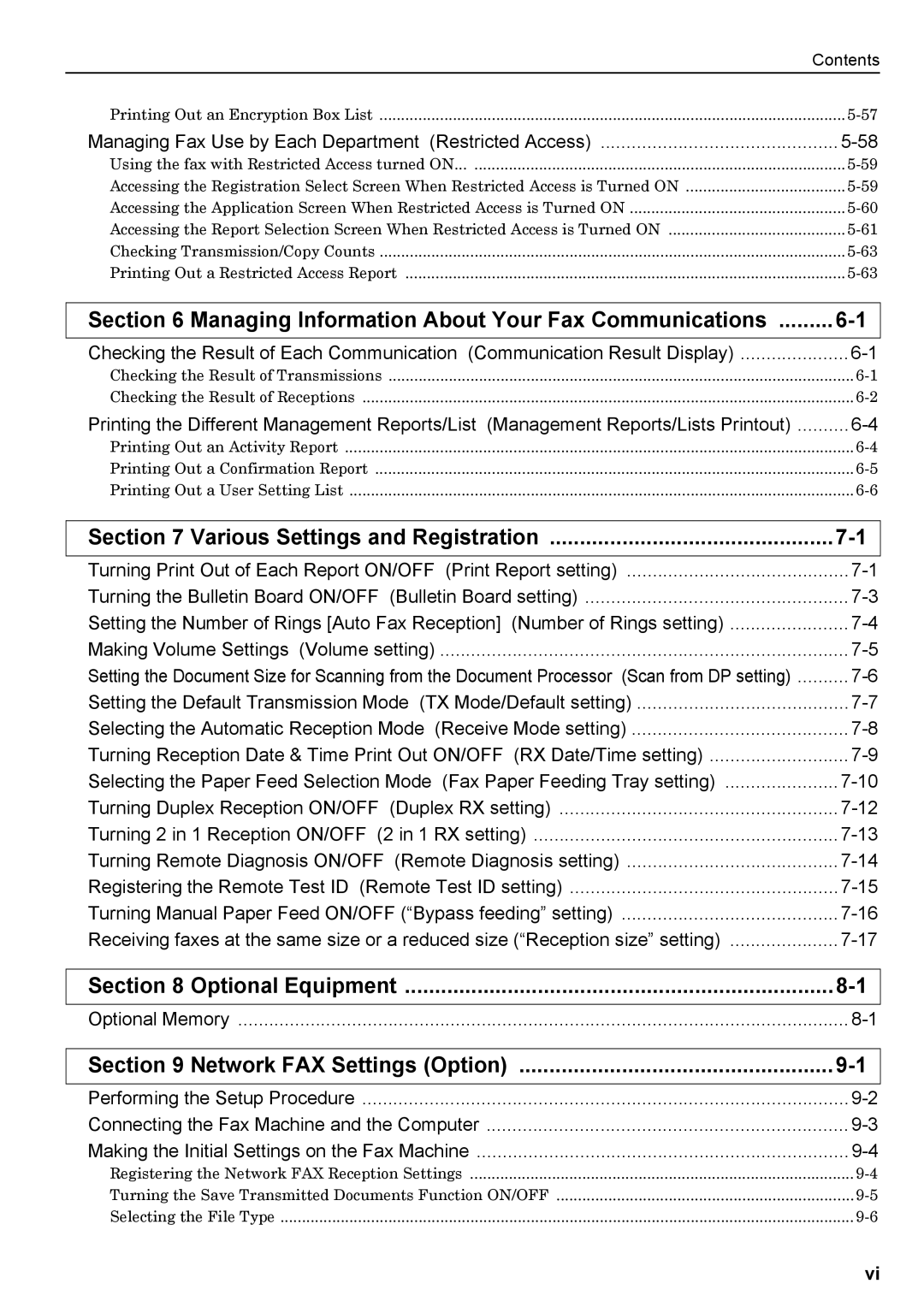 Xerox FAX System (J) manual Optional Equipment 