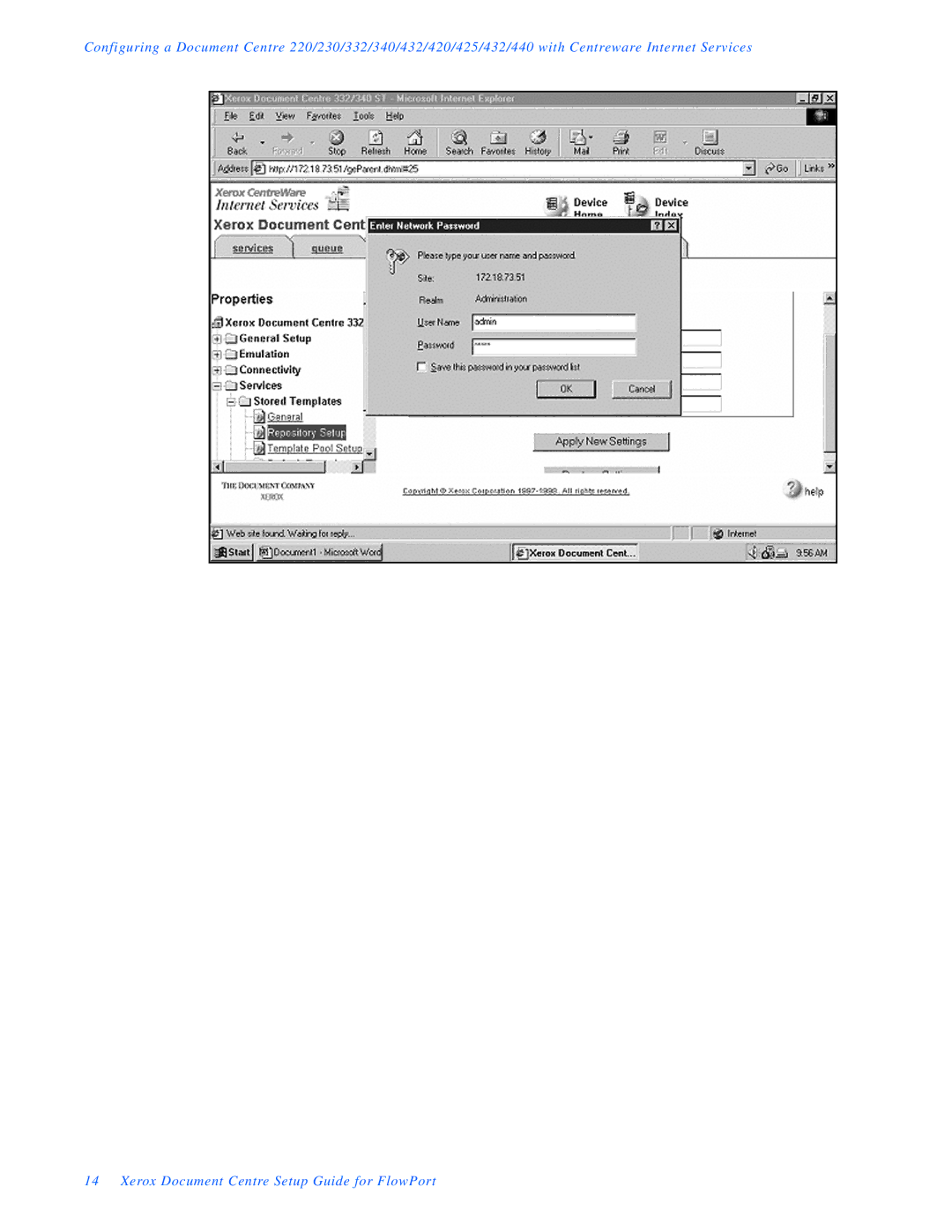 Xerox FlowPort setup guide 