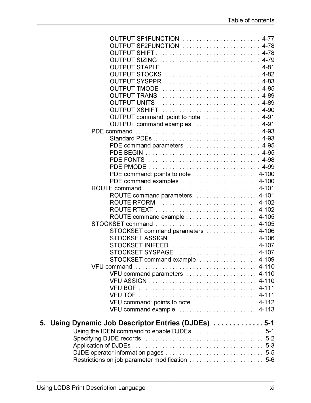 Xerox FreeFlow manual Using Dynamic Job Descriptor Entries DJDEs 