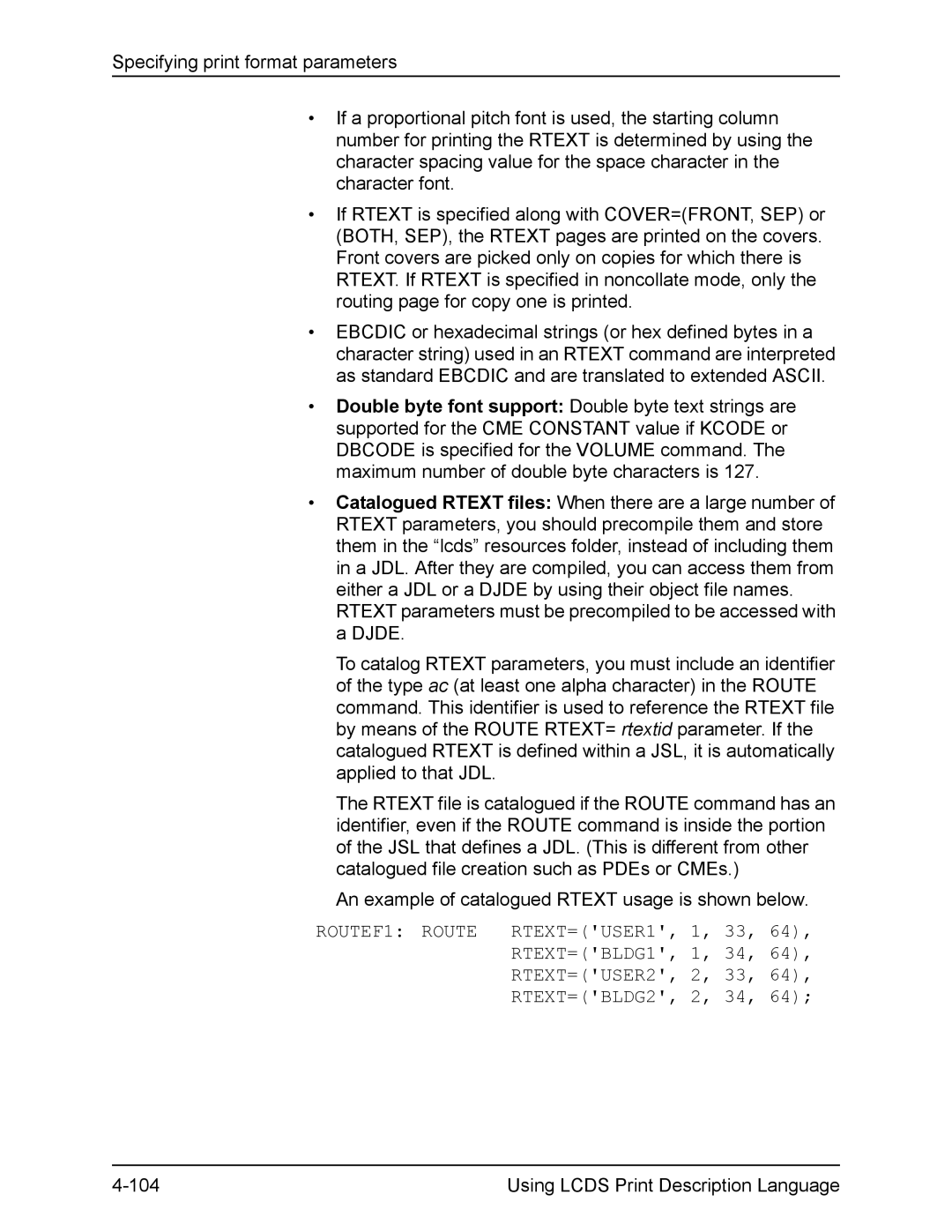 Xerox FreeFlow manual ROUTEF1 Route 