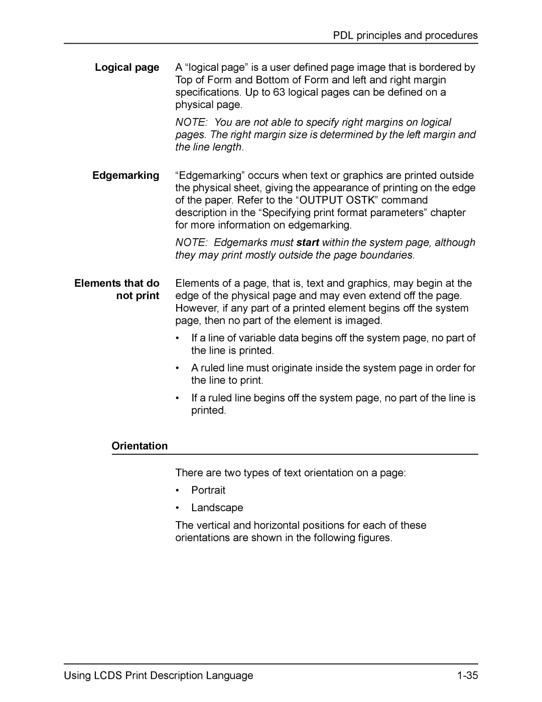 Xerox FreeFlow manual Orientation 