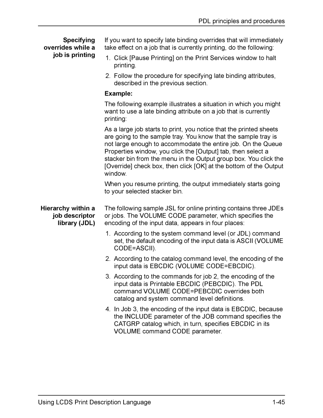 Xerox FreeFlow manual Example 