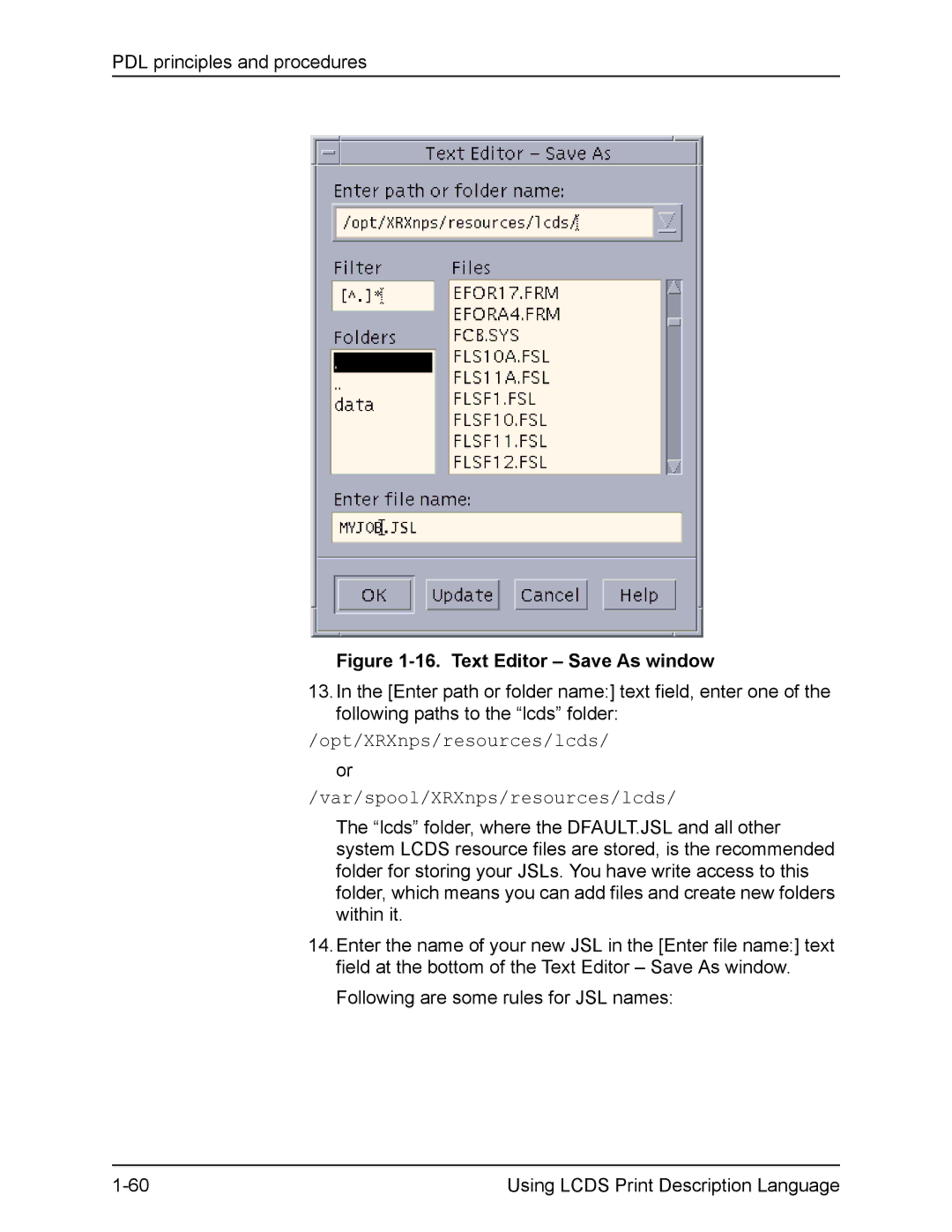 Xerox FreeFlow manual Text Editor Save As window 