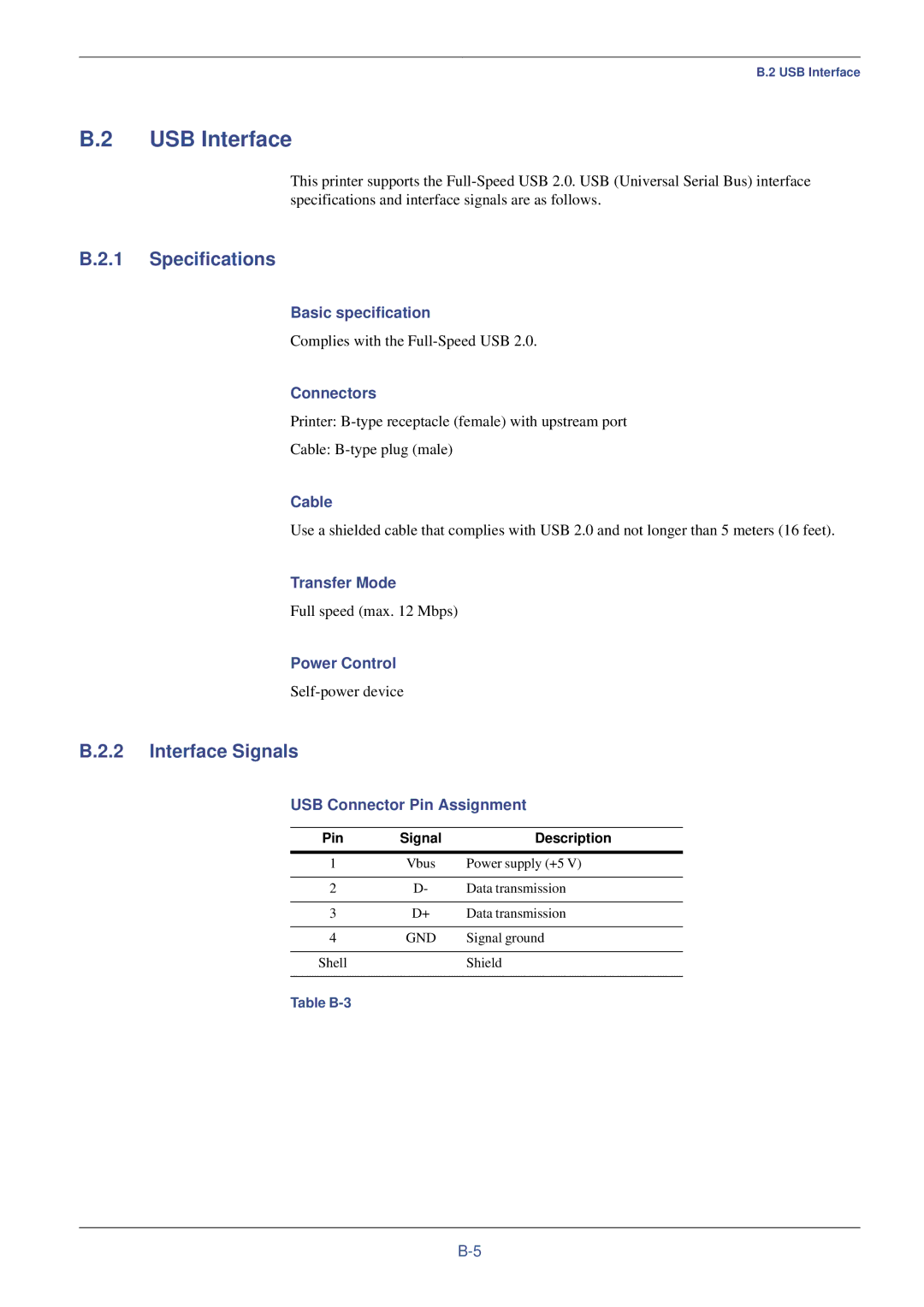 Xerox FS-C8008DN, FS-C8008N manual USB Interface, Specifications 