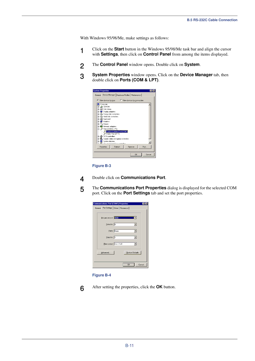 Xerox FS-C8008DN, FS-C8008N manual Figure B-3 