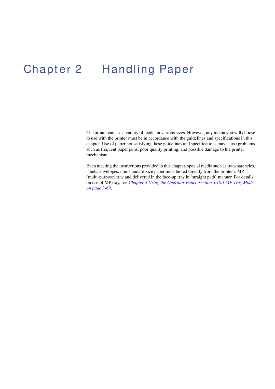 Xerox FS-C8008N, FS-C8008DN manual Handling Paper 