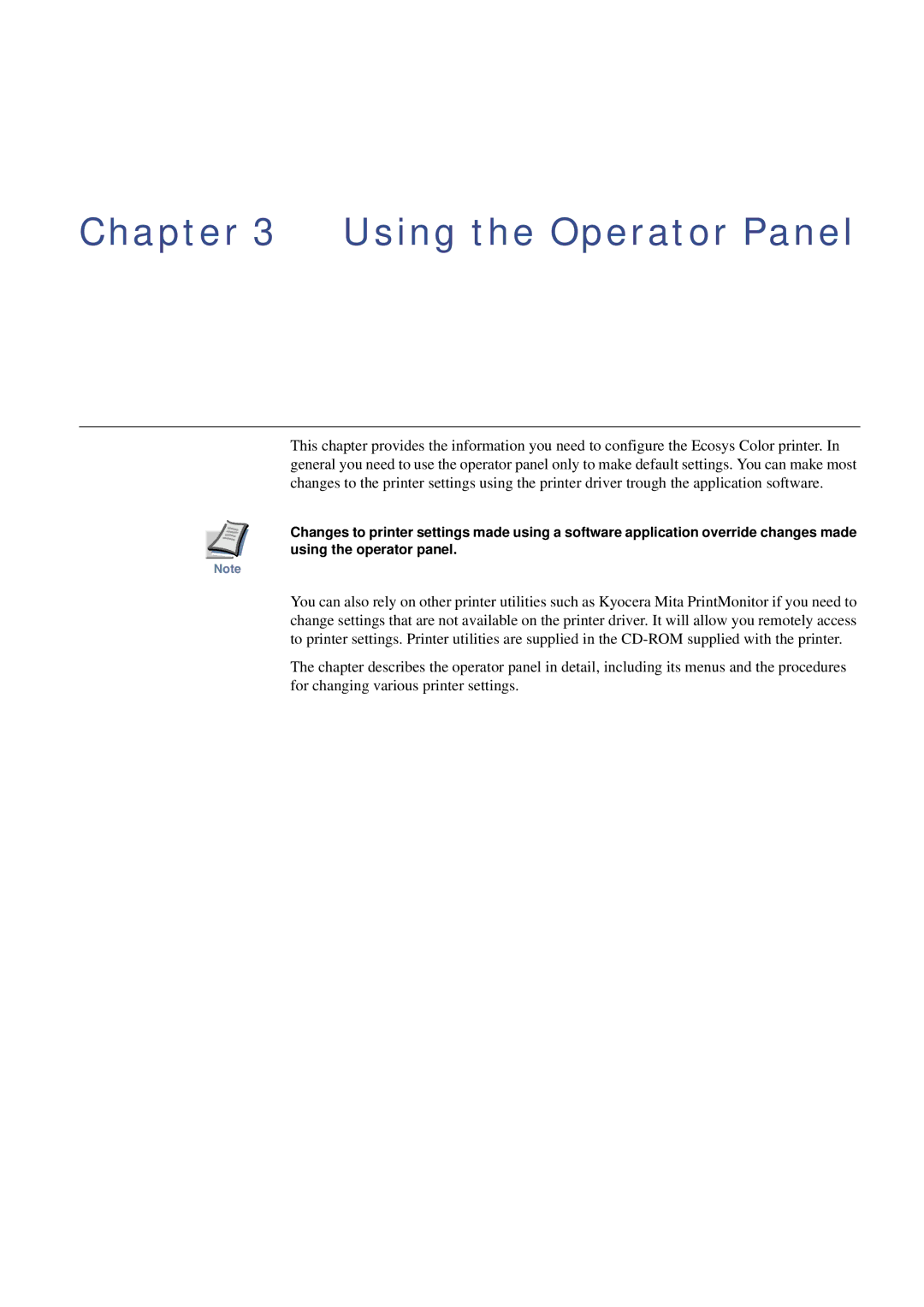 Xerox FS-C8008N, FS-C8008DN manual Using the Operator Panel 