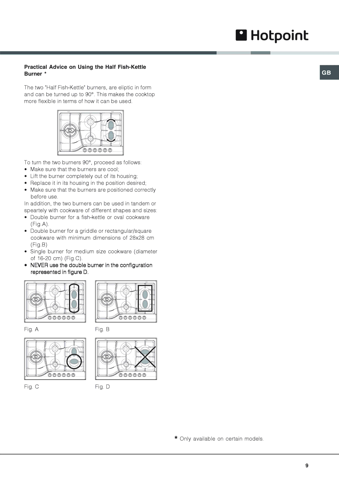 Xerox GF761RFX, GF750TX specifications Practical Advice on Using the Half Fish-Kettle Burner, Fig. a 