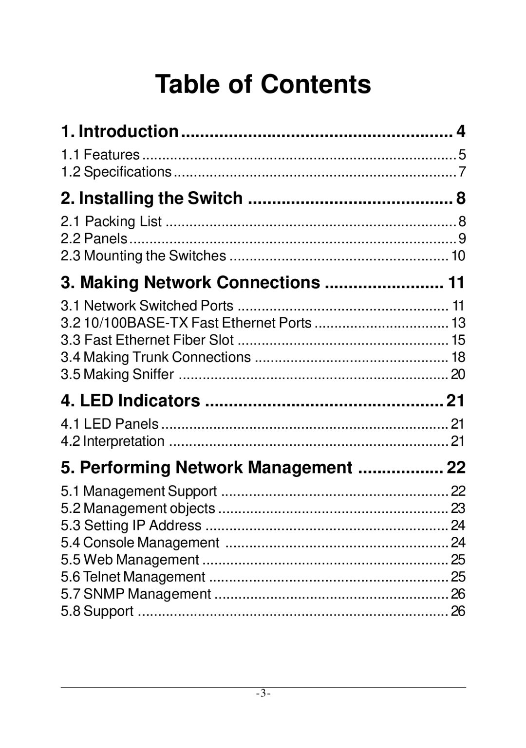 Xerox KS-801 operation manual Table of Contents 